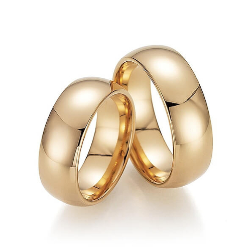 Обручальные кольца широкие FT-04300, золото 585 пробы, 7.8 гр. - купить в Новосибирске, цены в интернет-магазине